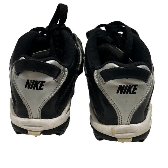 Nike Youth Black White Football Cleats Land Shark Athletic Shoes 4Y - Picture 2 of 16